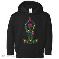 Floral Yoga Pose Toddler Hoodie thumb 0