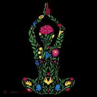 Floral Yoga Pose Toddler Hoodie thumb 2