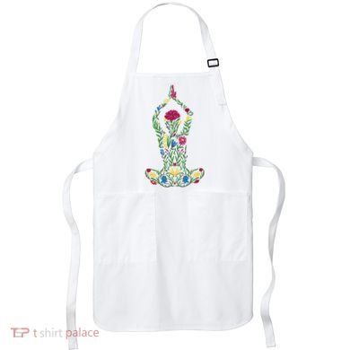 Floral Yoga Pose Apron