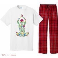 Floral Yoga Pose Pajama Set thumb 0
