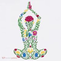 Floral Yoga Pose Women's Hoodie thumb 2
