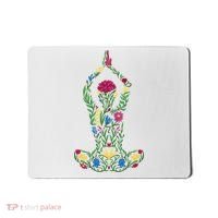 Floral Yoga Pose Mousepad thumb 0