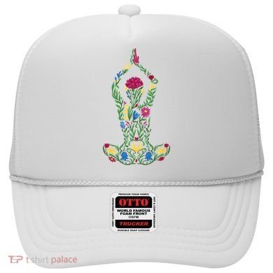 Floral Yoga Pose Hat