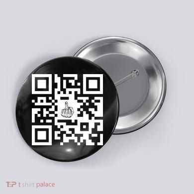 Fuck You Qr Code Button