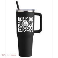 Fuck You Qr Code 40oz Vacuum Insulated Stainless Steel Travel Tumbler thumb 0