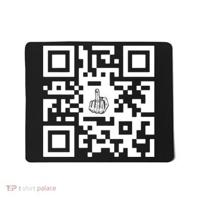Fuck You Qr Code Mousepad