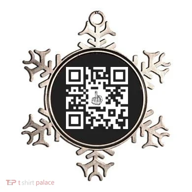 Fuck You Qr Code Ornament