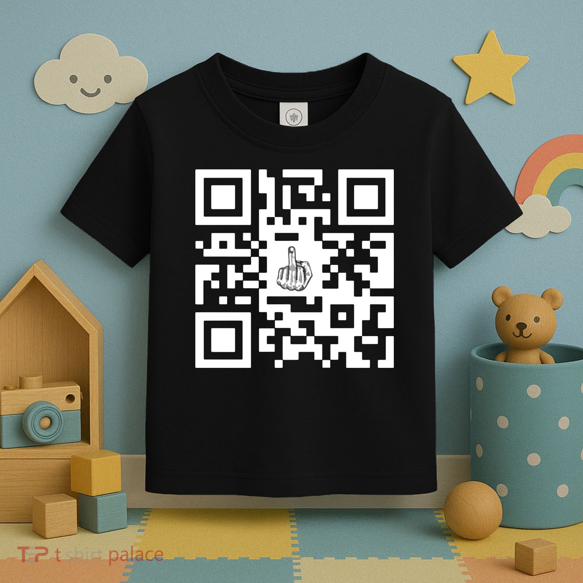 Fuck You Qr Code Toddler T-Shirt