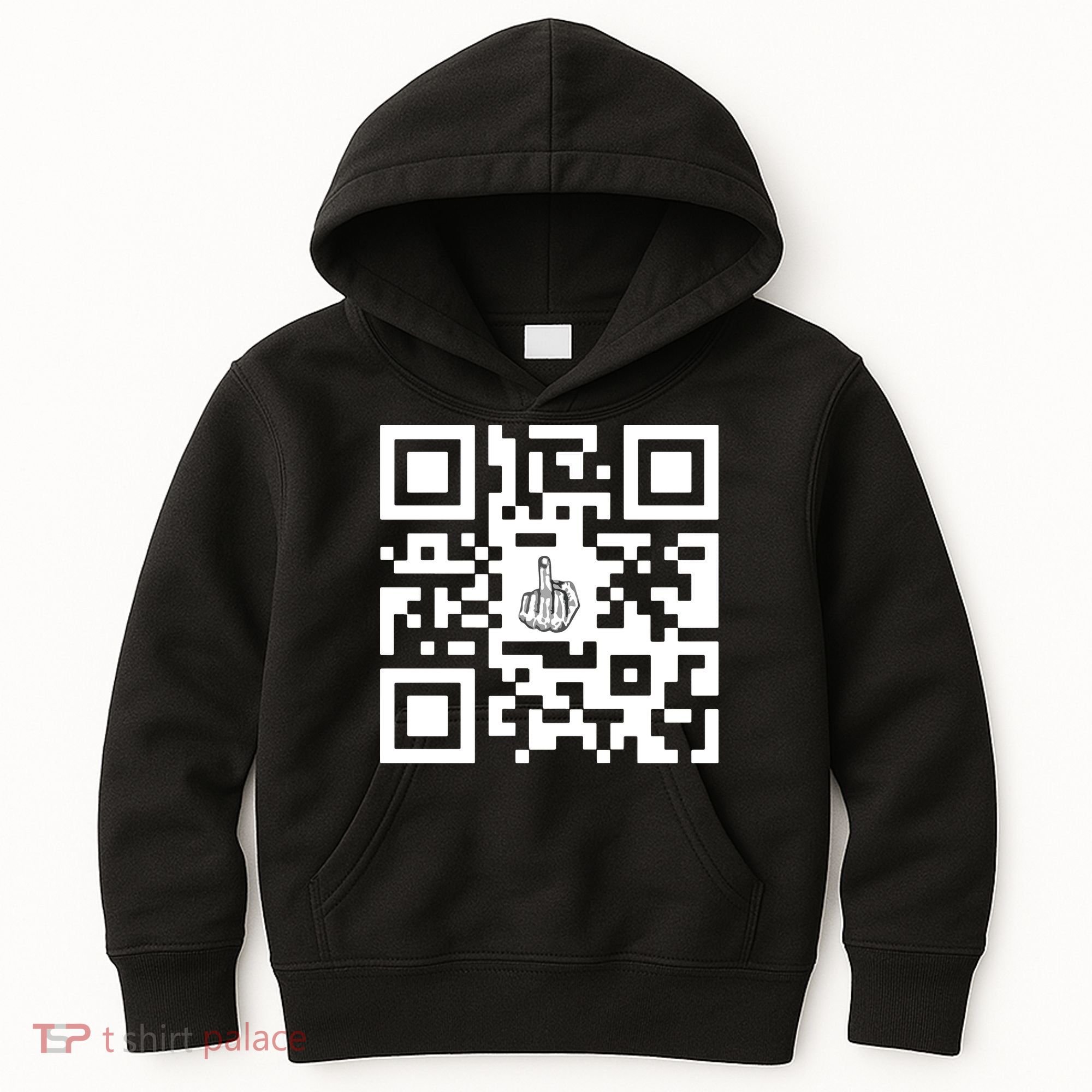 Fuck You Qr Code Kids Hoodie