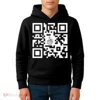 Fuck You Qr Code Kids Hoodie thumb 4