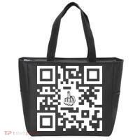 Fuck You Qr Code Tote Bag thumb 0