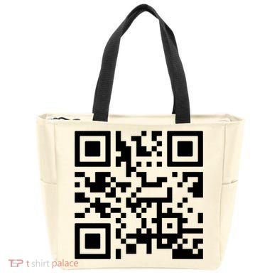 Fuck You Qr Code Tote Bag