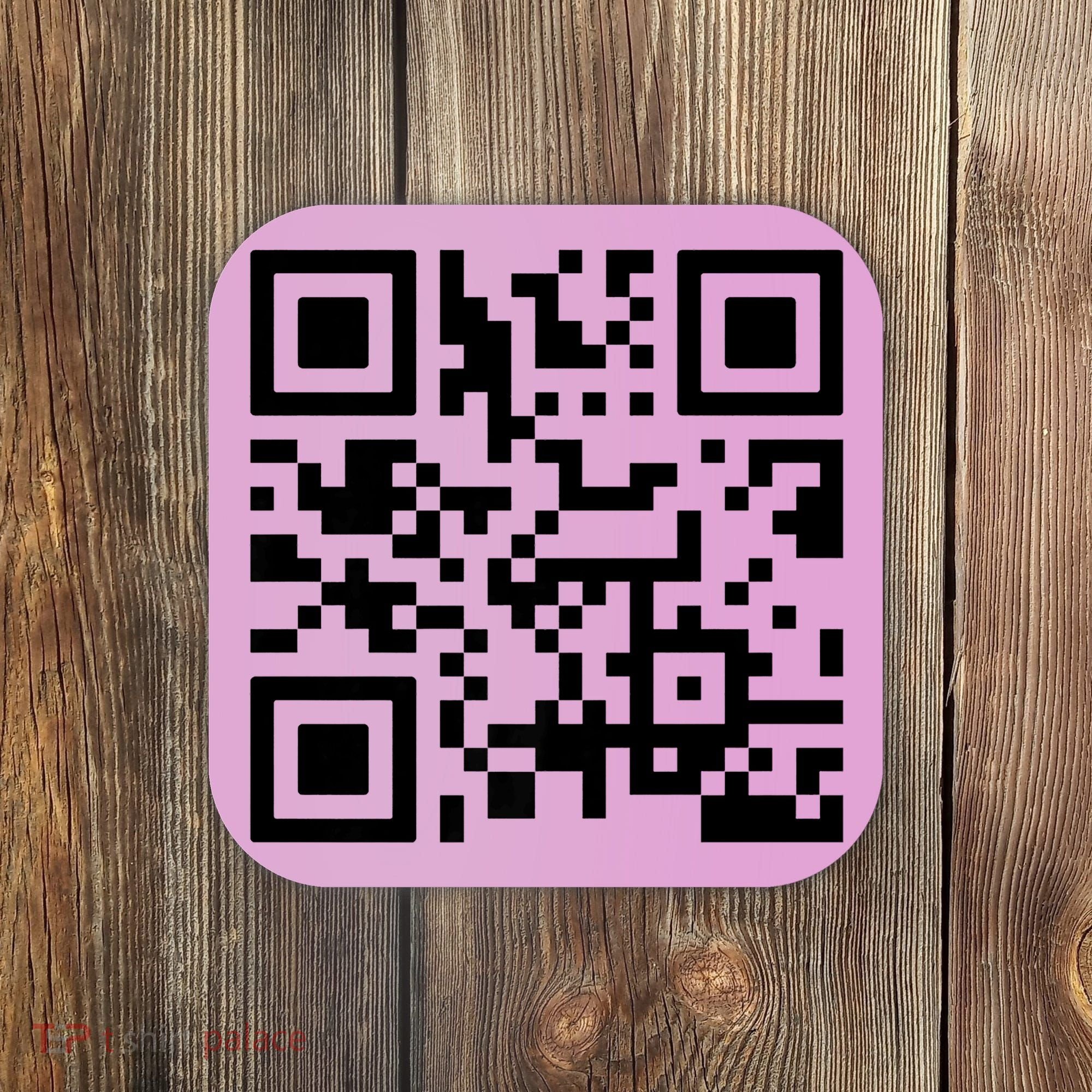 Fuck You Qr Code Coaster