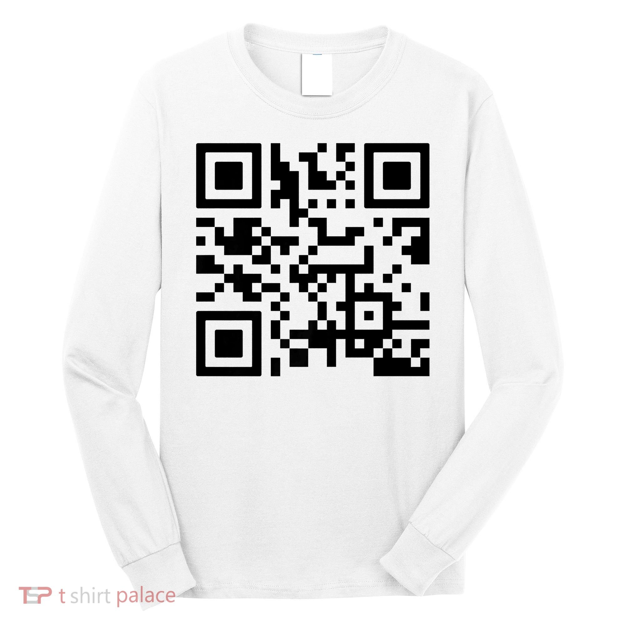 Fuck You Qr Code Long Sleeve Shirt