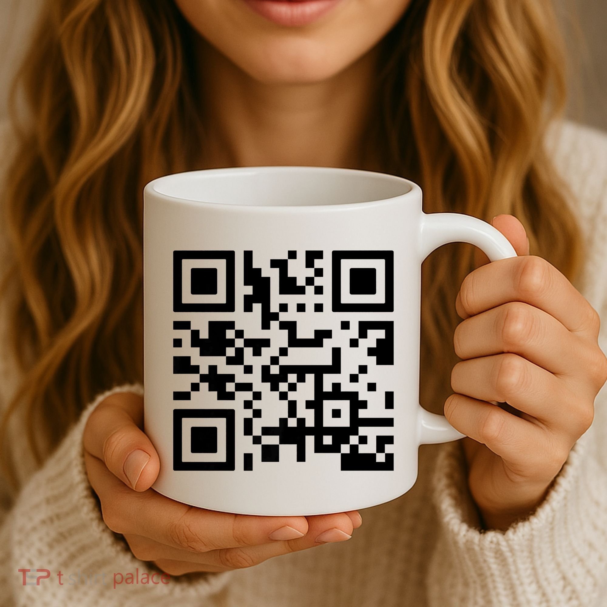 Fuck You Qr Code Coffee Mug