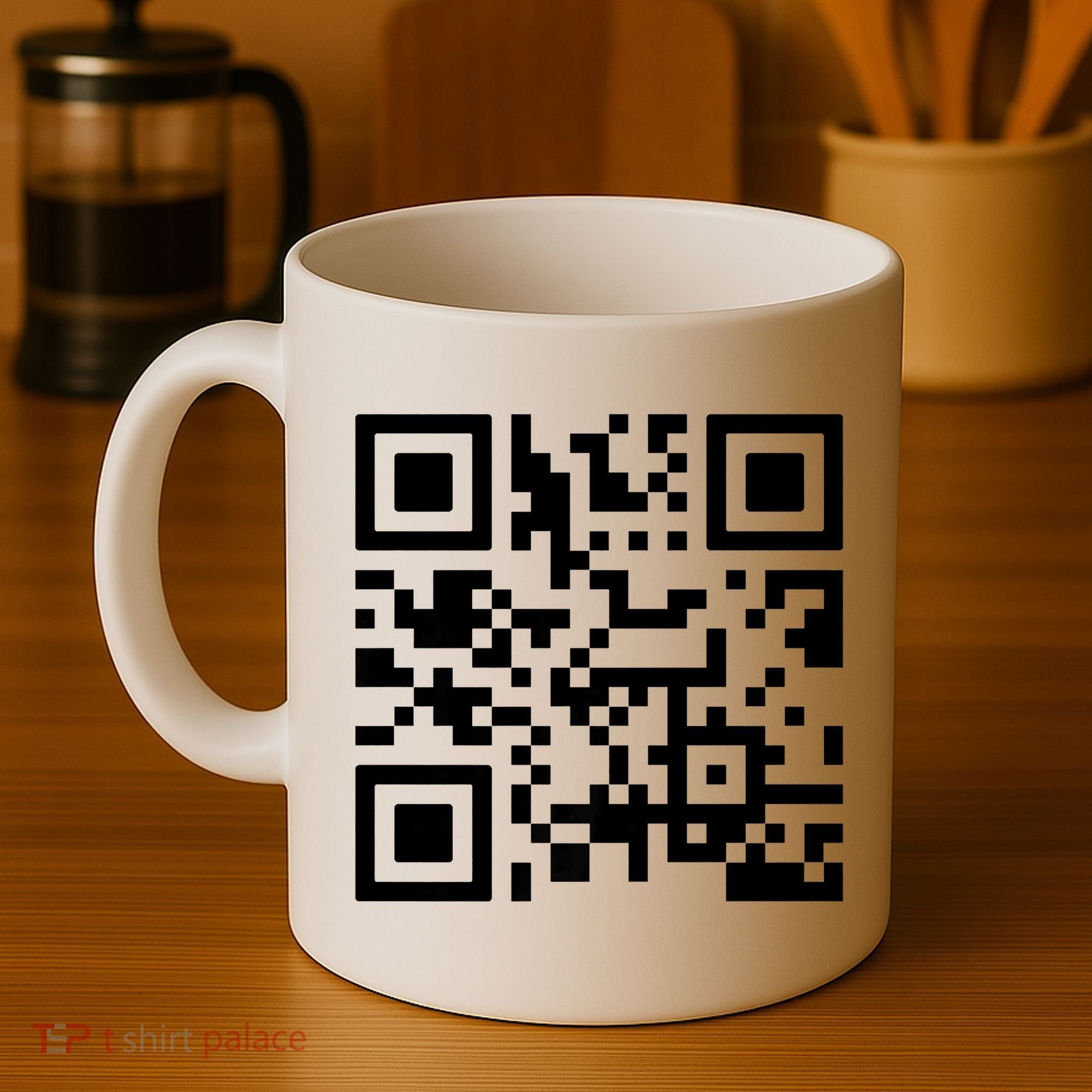 Fuck You Qr Code Coffee Mug