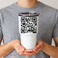 Fuck You Qr Code Tumbler thumb 2
