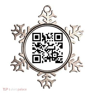 Fuck You Qr Code Ornament