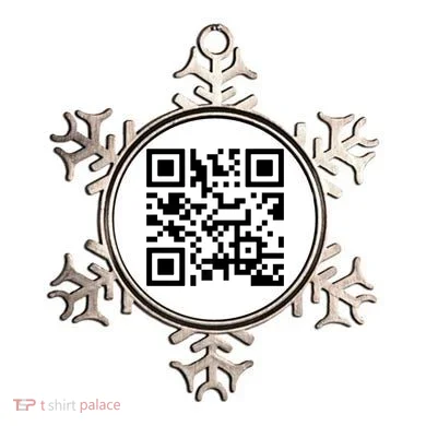 Fuck You Qr Code Ornament