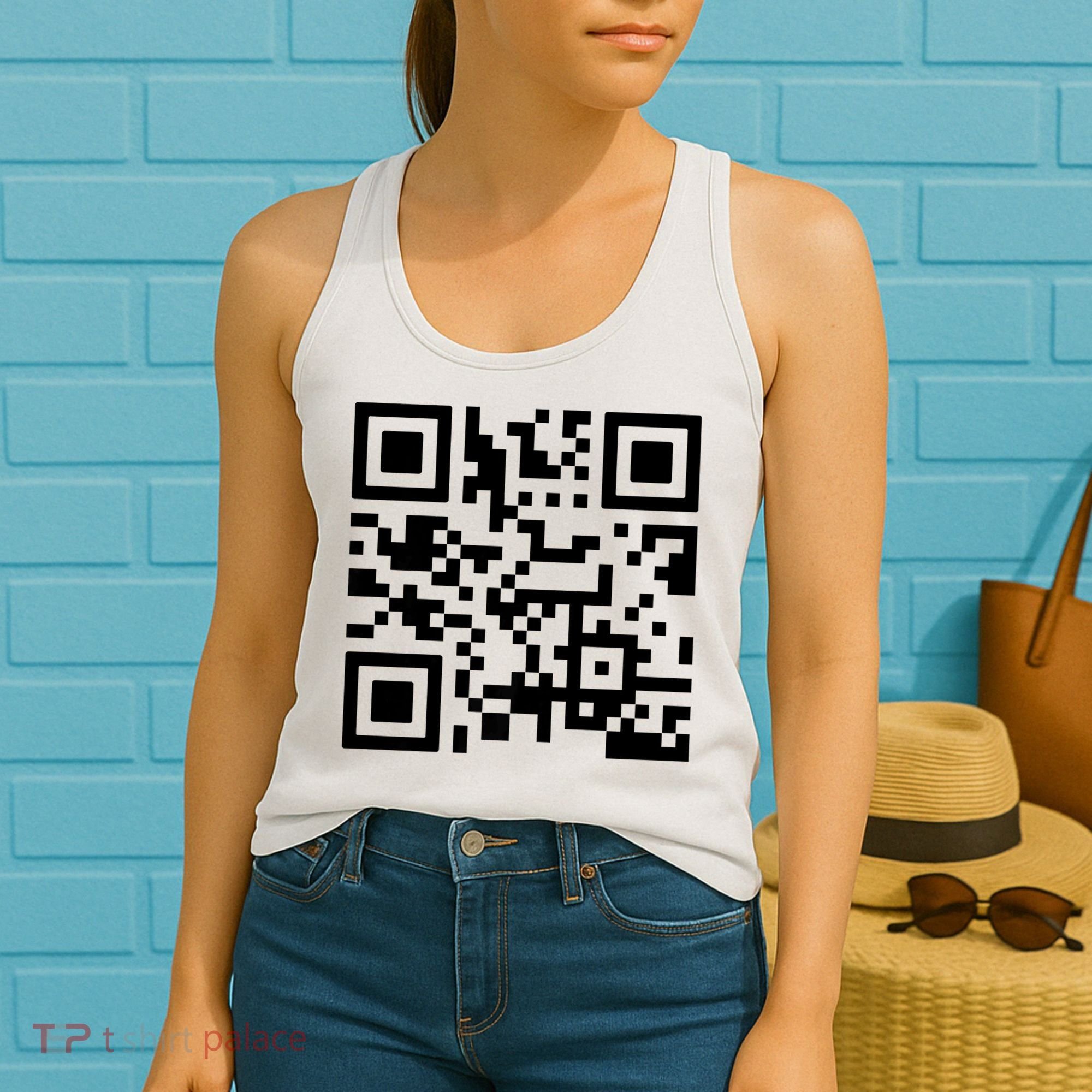 Fuck You Qr Code Women's Tank Top