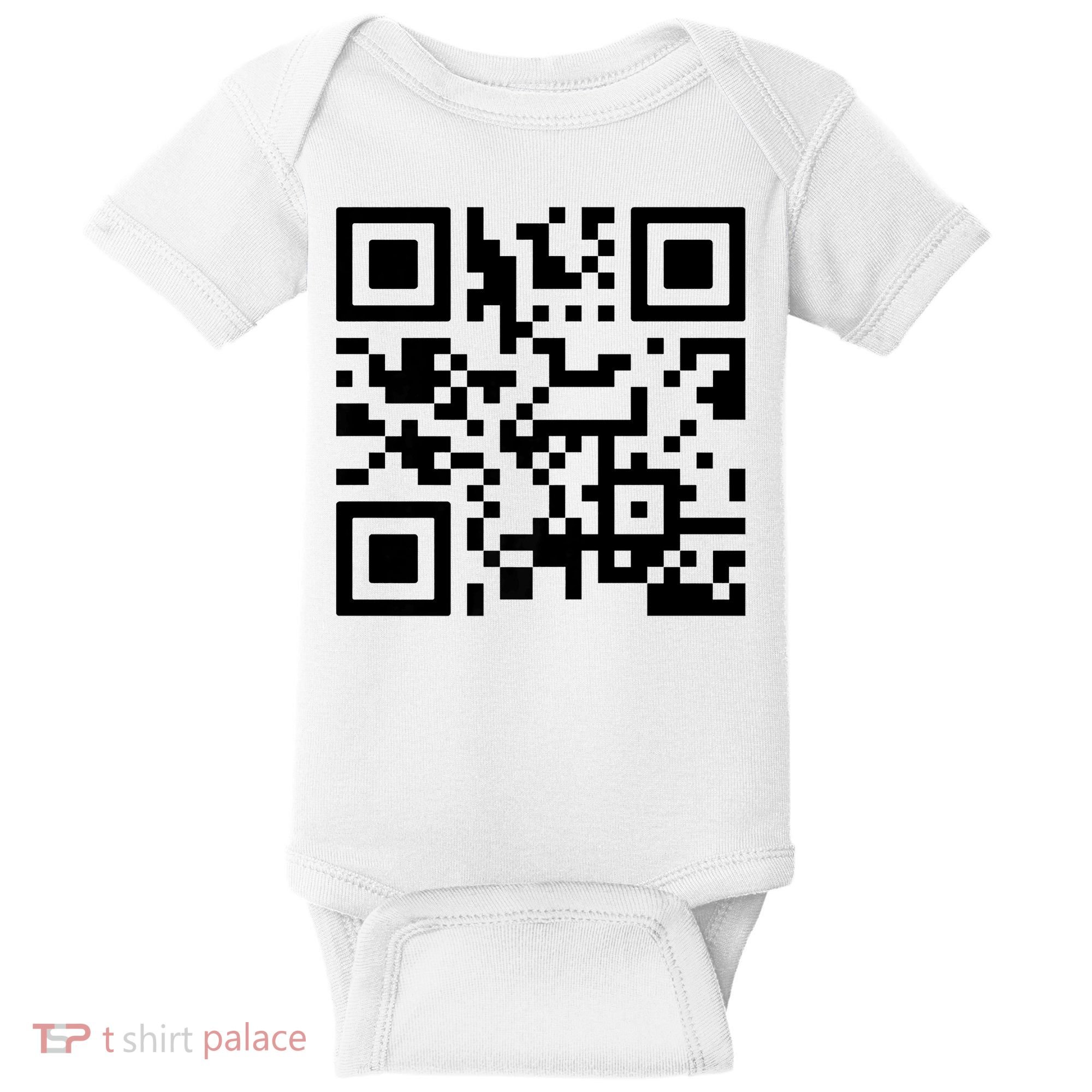 Fuck You Qr Code Baby Bodysuit