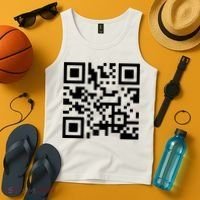 Fuck You Qr Code Tank Top thumb 4