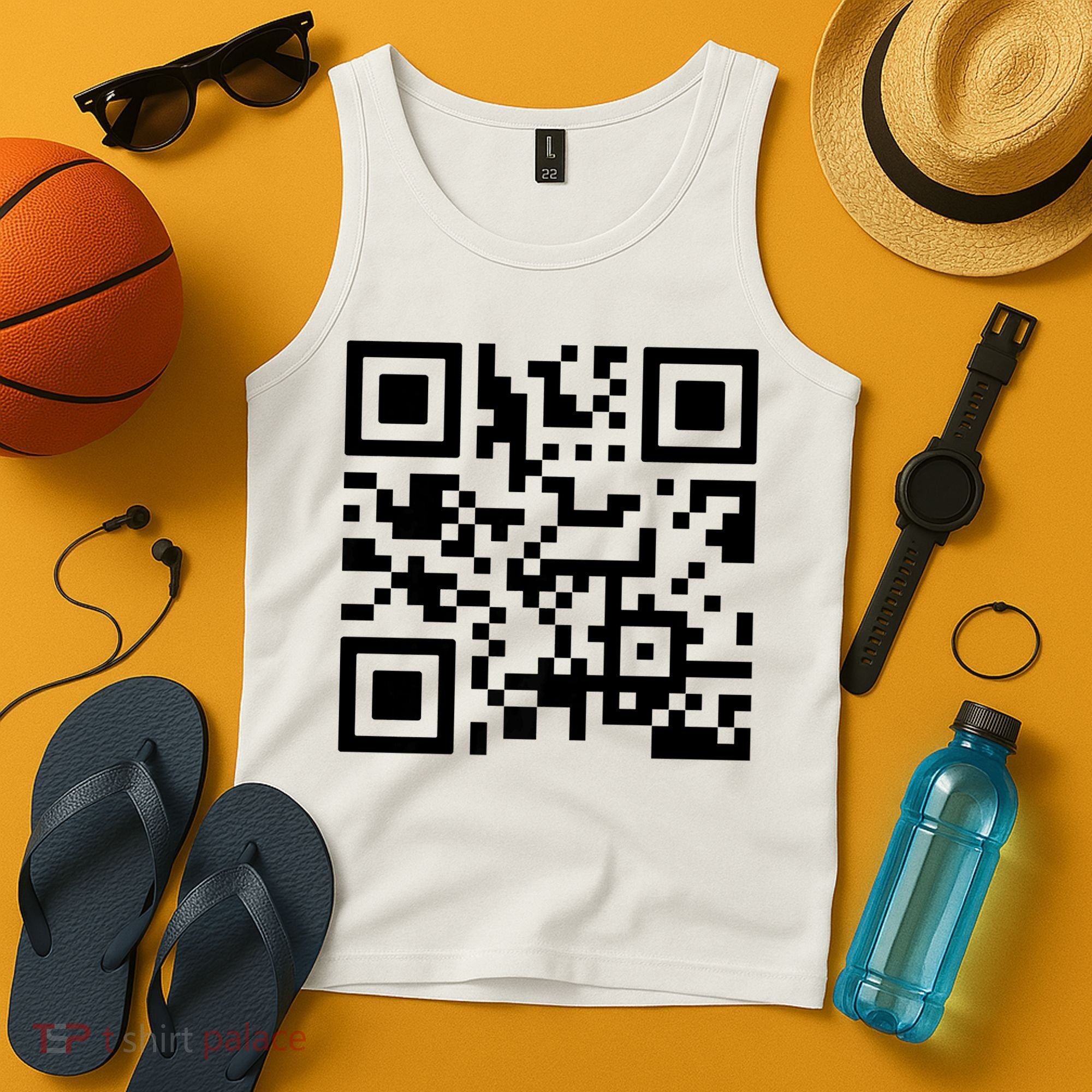 Fuck You Qr Code Tank Top