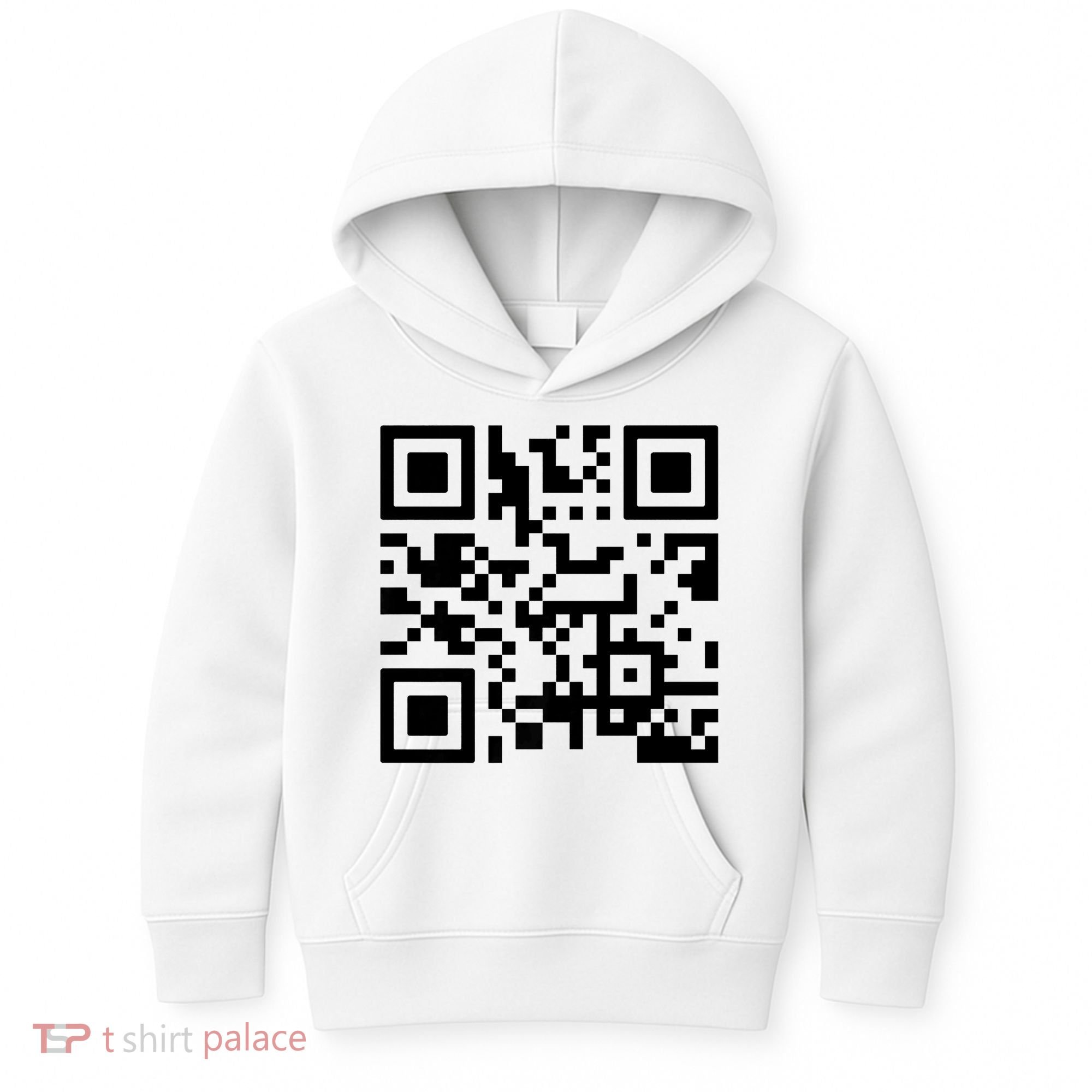 Fuck You Qr Code Kids Hoodie