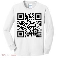 Fuck You Qr Code Kids Long Sleeve Shirt thumb 0