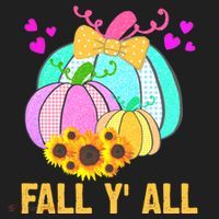 Fall Y'all Season Cute Gift For Her Women's Sweatshirt thumb 2