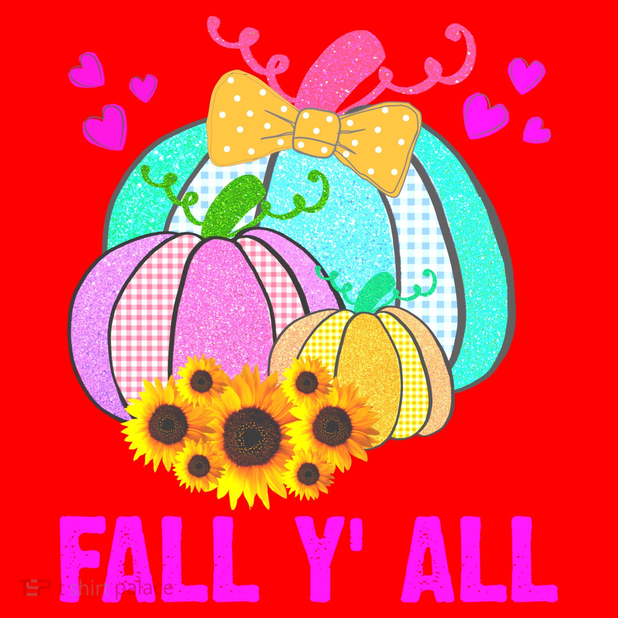 Fall Y'all Season Cute Gift For Her Santa Hat