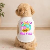 Fall Y'all Season Cute Gift For Her Doggie Tank thumb 2