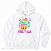 Fall Y'all Season Cute Gift For Her Hoodie thumb 0