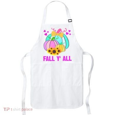 Fall Y'all Season Cute Gift For Her Apron