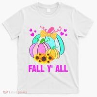Fall Y'all Season Cute Gift For Her T-Shirt thumb 0
