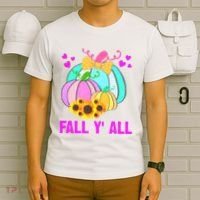 Fall Y'all Season Cute Gift For Her T-Shirt thumb 6