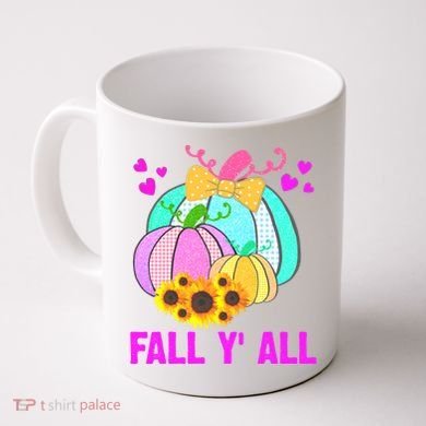 Fall Y'all Season Cute Gift For Her Coffee Mug