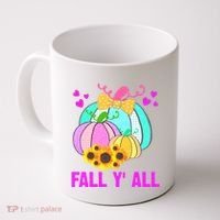 Fall Y'all Season Cute Gift For Her Coffee Mug thumb 0