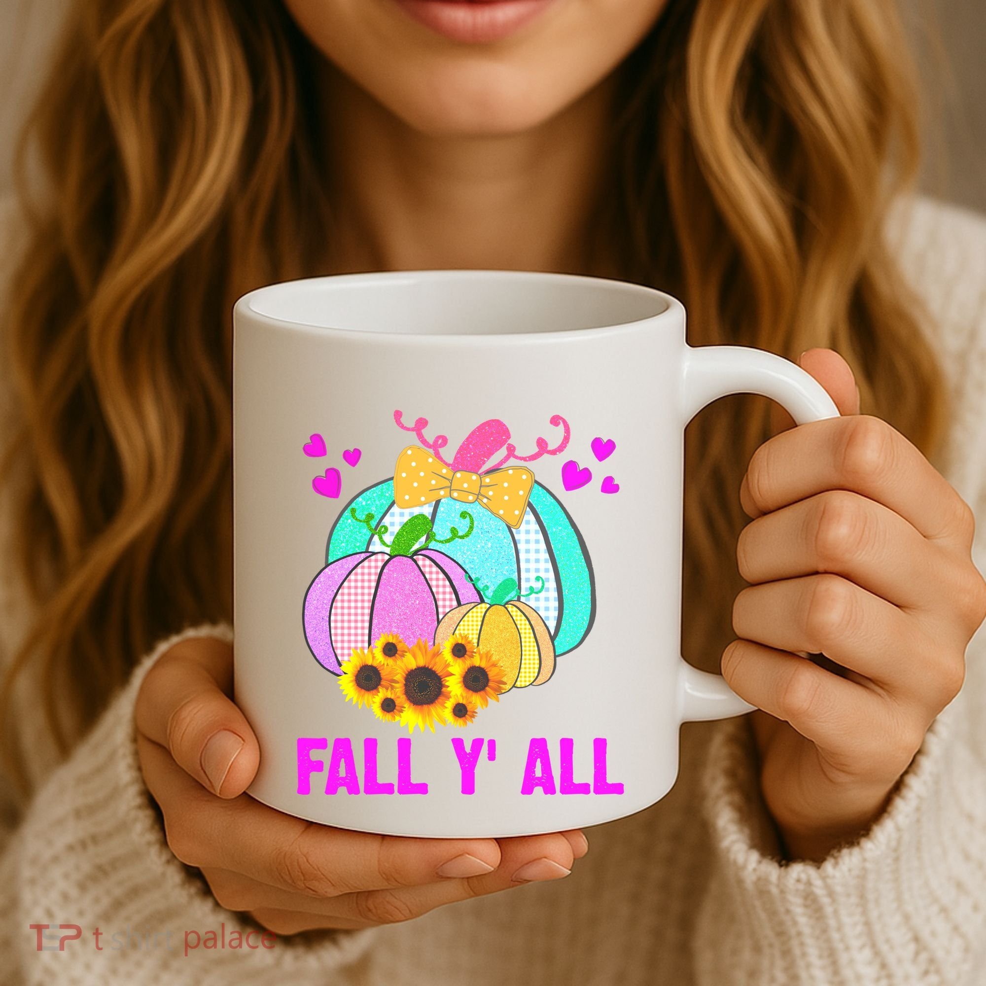 Fall Y'all Season Cute Gift For Her Coffee Mug