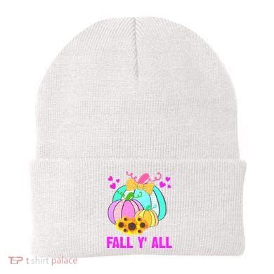 Fall Y'all Season Cute Gift For Her Beanie