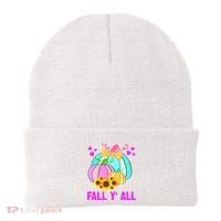 Fall Y'all Season Cute Gift For Her Beanie thumb 0