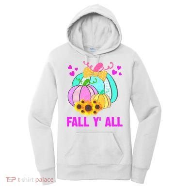 Fall Y'all Season Cute Gift For Her Women's Hoodie