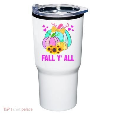 Fall Y'all Season Cute Gift For Her Tumbler