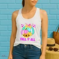 Fall Y'all Season Cute Gift For Her Women's Tank Top thumb 2
