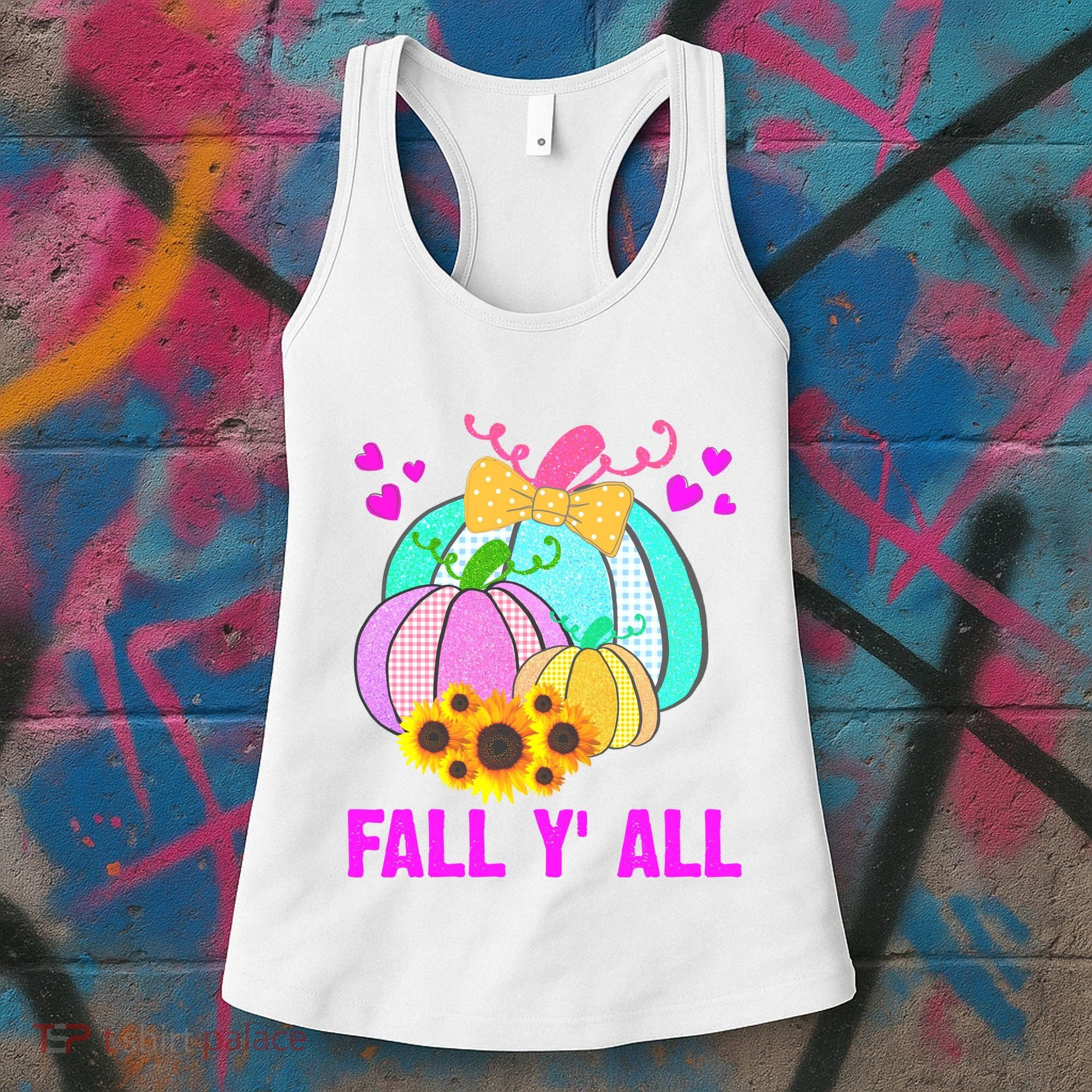 Fall Y'all Season Cute Gift For Her Women's Tank Top