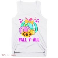 Fall Y'all Season Cute Gift For Her Tank Top thumb 0