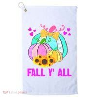 Fall Y'all Season Cute Gift For Her Golf Towel thumb 0