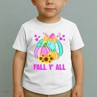Fall Y'all Season Cute Gift For Her Toddler T-Shirt thumb 2