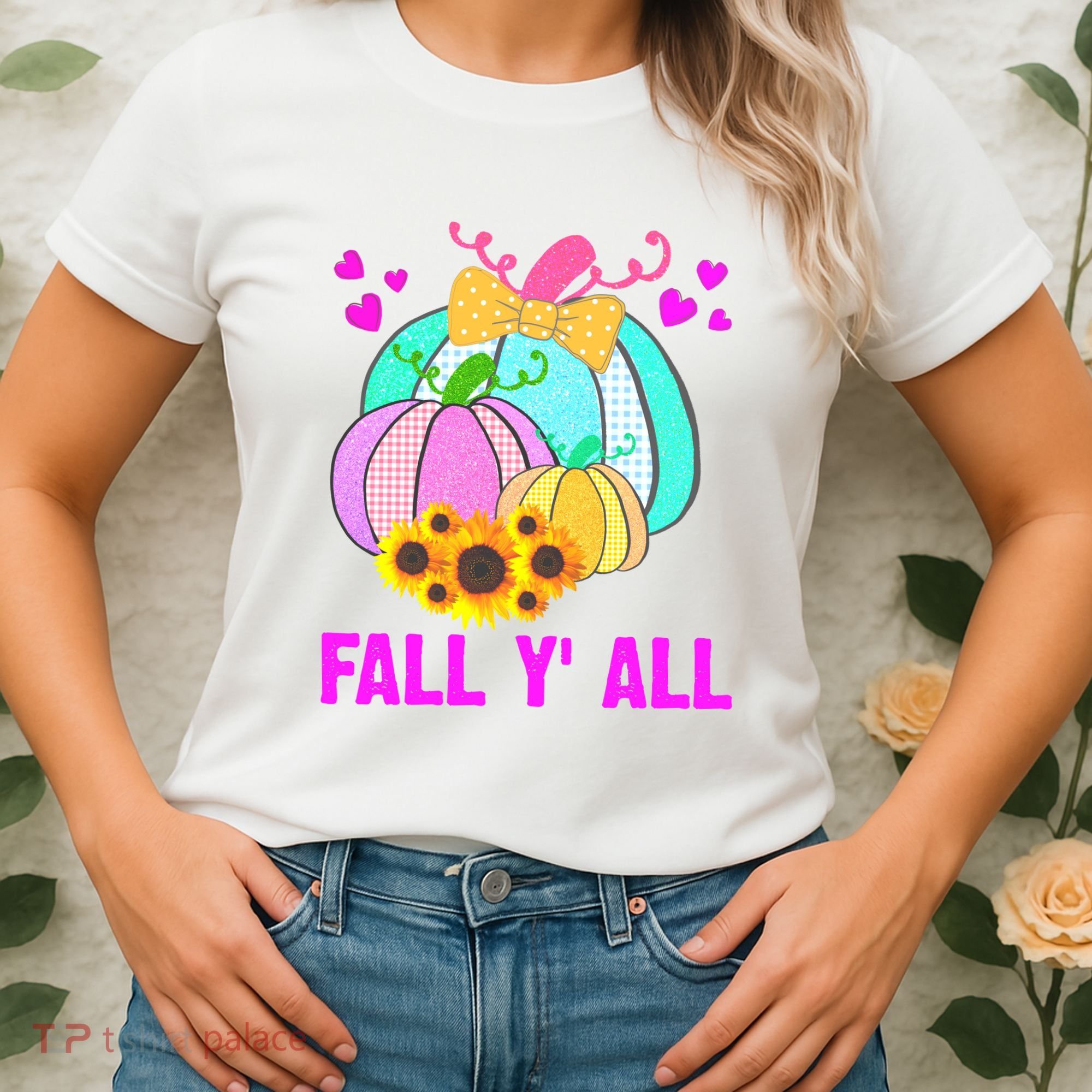 Fall Y'all Season Cute Gift For Her Women's T-Shirt