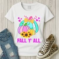 Fall Y'all Season Cute Gift For Her Women's T-Shirt thumb 3